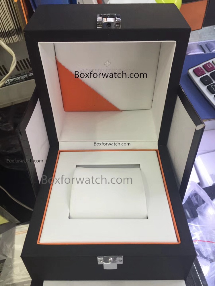 AAA Replica Vacheron Constantin White&Orange Inside Black Watch